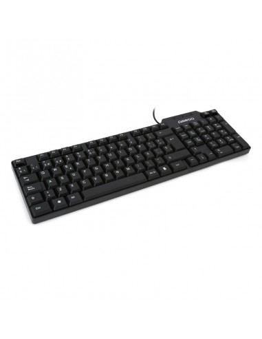 Omega OK05TES teclado USB QWERTY Español Negro