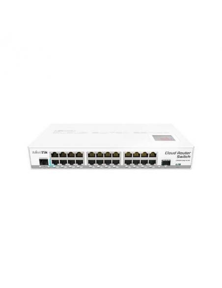 HUB SWITCH 24 PTOS MIKROTIK CRS125-24G-1SIN 24xGIGABIT + 1x - Imagen 1