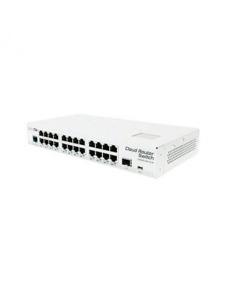 HUB SWITCH 24 PTOS MIKROTIK CRS125-24G-1SIN 24xGIGABIT + 1x - Imagen 2