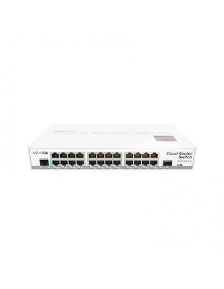 HUB SWITCH 24 PTOS MIKROTIK CRS125-24G-1SIN 24xGIGABIT + 1x - Imagen 3