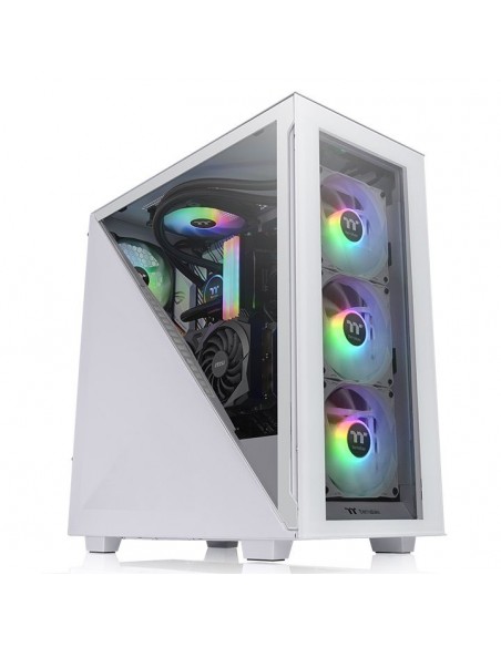 Thermaltake Divider 300 TG Snow ARGB Midi Tower Blanco