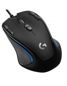 Logitech G G300s ratón Ambidextro USB tipo A Óptico 2500 DPI