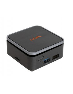 ECS LIVA Q2 LPDDR4-SDRAM N4000 Intel® Celeron® 4 GB 32 GB eMMC Windows 10 Mini PC Negro