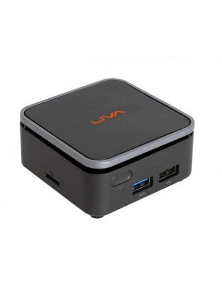 ECS LIVA Q2 LPDDR4-SDRAM N4000 Intel® Celeron® 4 GB 32 GB eMMC Windows 10 Mini PC Negro