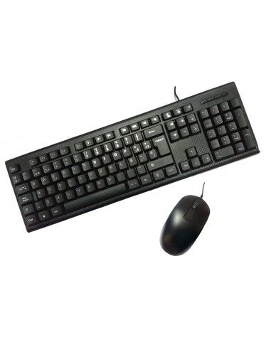 Flytech HK-616 + HM-81 teclado USB Español Negro