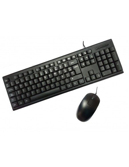 Flytech HK-616 + HM-81 teclado USB Español Negro