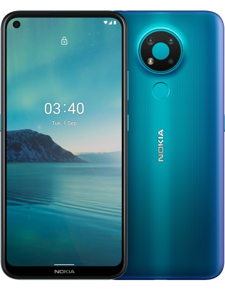Nokia 3.4 16,2 cm (6.39") Android 10.0 4G USB Tipo C 4 GB 64 GB 4000 mAh Azul