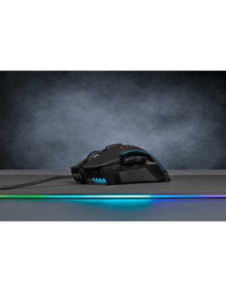 Corsair GLAIVE RGB PRO ratón mano derecha USB tipo A Óptico 18000 DPI
