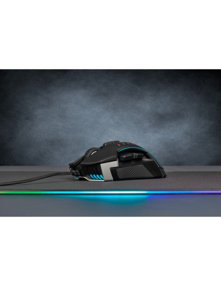 Corsair GLAIVE RGB PRO ratón mano derecha USB tipo A Óptico 18000 DPI