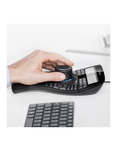 3Dconnexion SpaceMouse Enterprise Kit 2 ratón mano derecha RF Wireless+USB Type-A