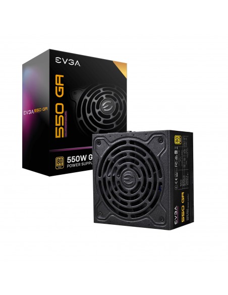 EVGA SuperNOVA 550 GA unidad de fuente de alimentación 550 W 24-pin ATX ATX Negro