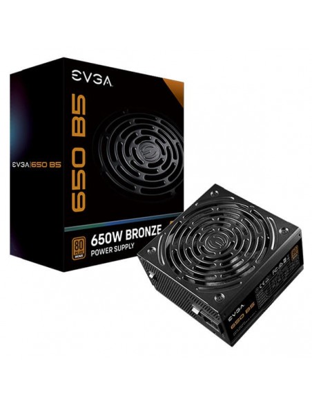 EVGA 650 B5 unidad de fuente de alimentación 650 W 20-pin ATX ATX Negro