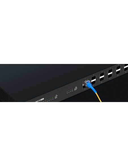 Ubiquiti Networks ES-12F switch Gestionado L2 L3 Gigabit Ethernet (10 100 1000) Energía sobre Ethernet (PoE) Negro