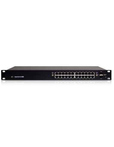 Ubiquiti Networks ES-24-250W switch Gestionado L2 L3 Gigabit Ethernet (10 100 1000) Energía sobre Ethernet (PoE) 1U Negro