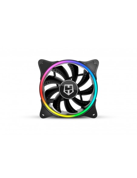 NOX NXHUMMERXFAN ventilador de PC Carcasa del ordenador Enfriador 12 cm Negro