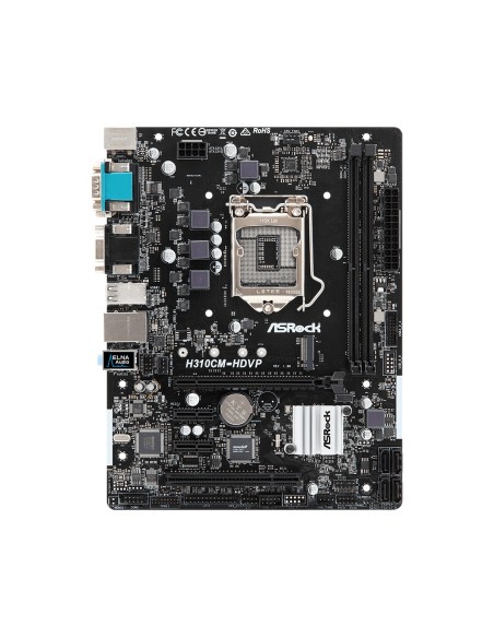Asrock H310CM-HDVP Intel® H310 LGA 1151 (Zócalo H4) micro ATX