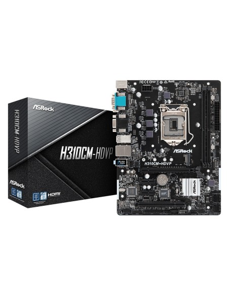 Asrock H310CM-HDVP Intel® H310 LGA 1151 (Zócalo H4) micro ATX