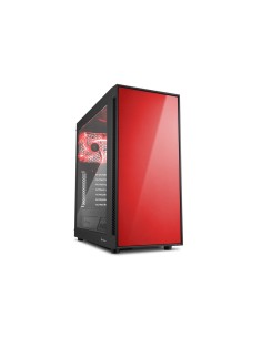 Sharkoon AM5 Window Midi Tower Negro, Rojo