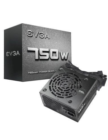 EVGA 750 N1 unidad de fuente de alimentación 750 W 24-pin ATX ATX Negro