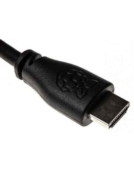 Raspberry Pi CPRP020-B cable HDMI 2 m HDMI tipo A (Estándar) Negro