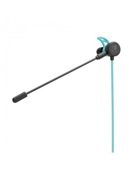 Hori Earbuds Pro Auriculares gancho de oreja, Dentro de oído Conector de 3,5 mm Azul, Rojo