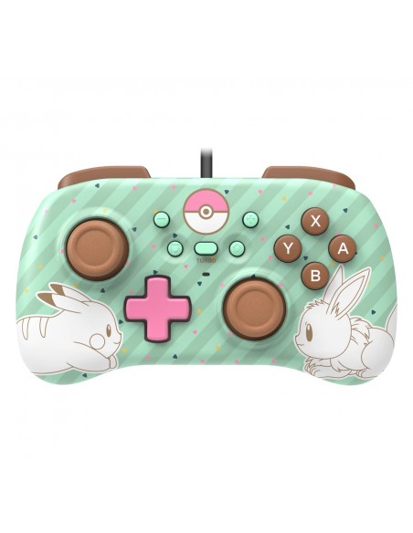 Hori HORIPAD Mini Marrón, Verde, Rosa Gamepad Nintendo Switch