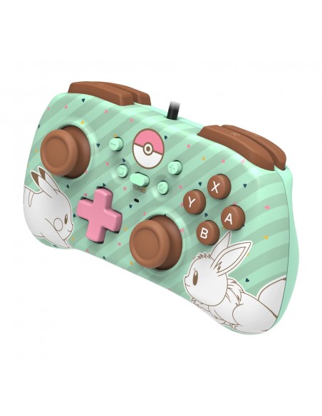 Hori HORIPAD Mini Marrón, Verde, Rosa Gamepad Nintendo Switch