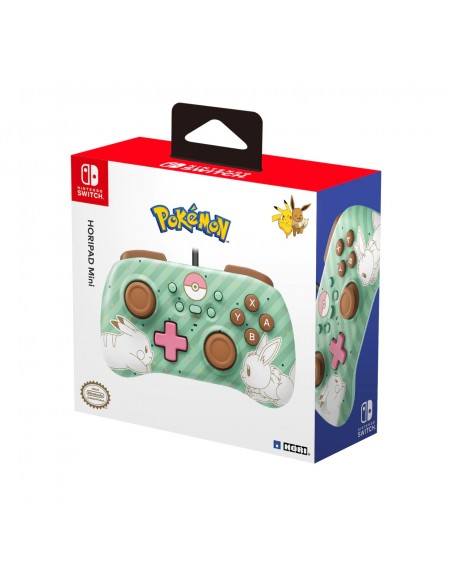 Hori HORIPAD Mini Marrón, Verde, Rosa Gamepad Nintendo Switch