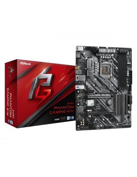 Asrock Z490 Phantom Gaming 4 ac Intel Z490 ATX
