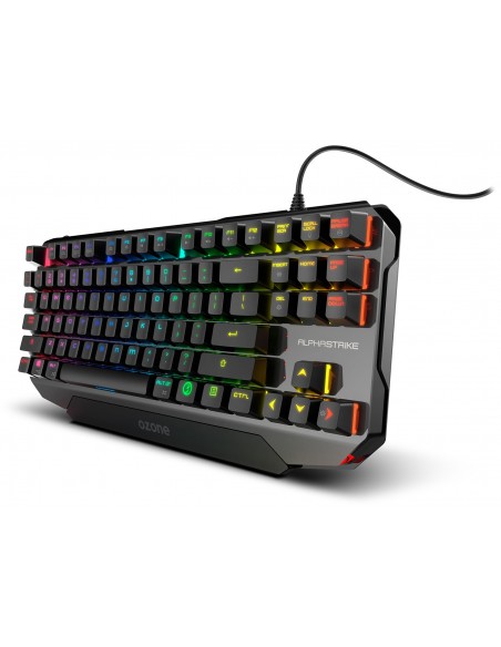 Ozone Alpha Strike teclado USB Negro