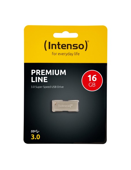 Intenso Premium Line unidad flash USB 16 GB USB tipo A 3.2 Gen 1 (3.1 Gen 1) Plata