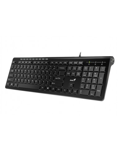 Genius SlimStar 230 teclado USB QWERTY Español Negro