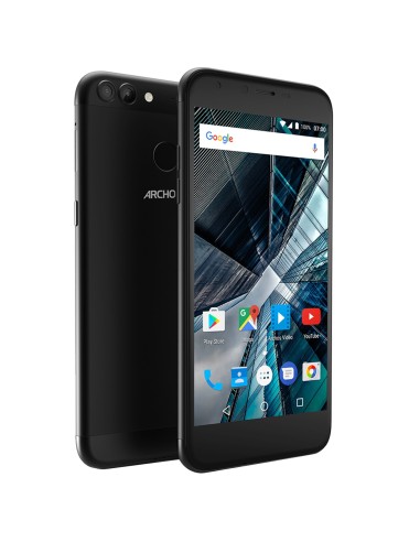 Archos Sense 50DC 12,7 cm (5") SIM doble Android 7.0 4G USB Tipo C 2 GB 16 GB 2400 mAh Grafito
