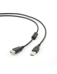 Gembird 1.8m USB 2.0 A M FM cable USB 1,8 m USB A Negro