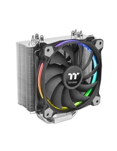 Thermaltake Riing Silent 12 RGB Sync Edition Procesador Enfriador 12 cm Negro, Metálico