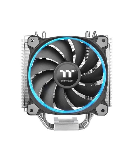 Thermaltake Riing Silent 12 RGB Sync Edition Procesador Enfriador 12 cm Negro, Metálico