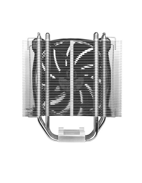 Thermaltake Riing Silent 12 RGB Sync Edition Procesador Enfriador 12 cm Negro, Metálico