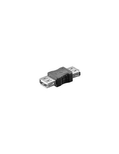 Microconnect USB 2.0 A-A F-F USB A Negro
