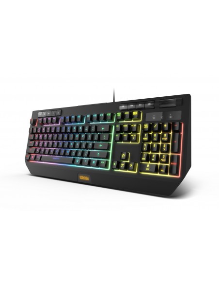 Krom Kuma teclado USB QWERTY Negro