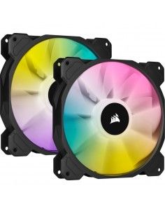 Corsair SP140 RGB ELITE Carcasa del ordenador Ventilador 14 cm Negro 2 pieza(s)