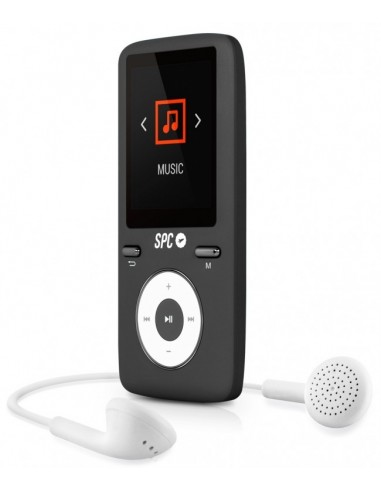 SPC Pure Sound Colour 2 Reproductor MP3 MP4 Negro 8488D