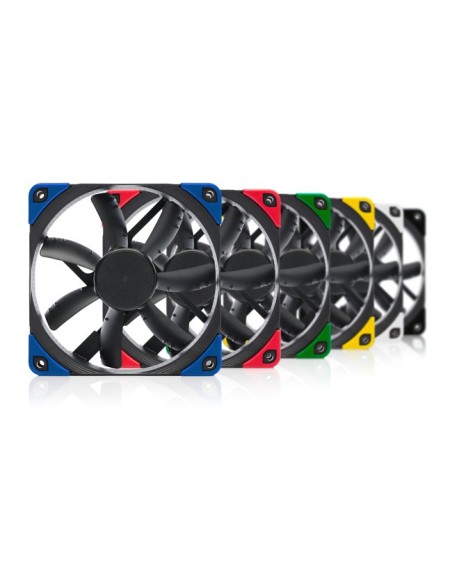 Noctua NF-S12A PWM chromax.black.swap Carcasa del ordenador Ventilador 12 cm Negro