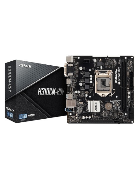 Asrock H310CM-HDV Intel® H310 LGA 1151 (Zócalo H4) micro ATX