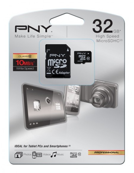 PNY MicroSD memoria flash 32 GB Clase 10
