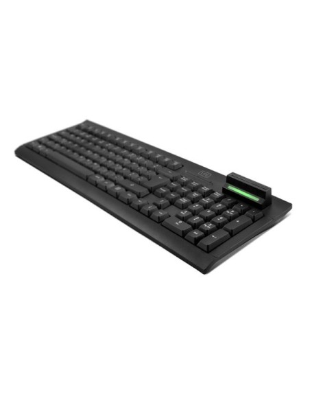 1Life kb smart card teclado USB QWERTY Portugués, Español Negro