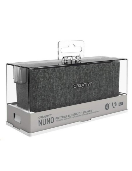 Creative Labs Nuno Altavoz portátil estéreo Negro, Gris