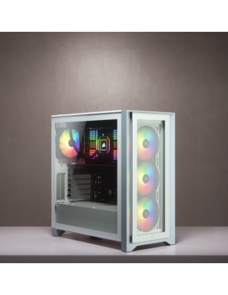 Corsair iCUE 4000X RGB Midi Tower Blanco