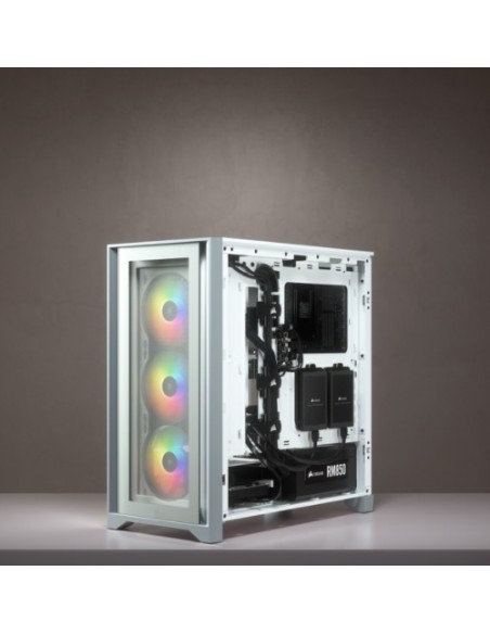 Corsair iCUE 4000X RGB Midi Tower Blanco