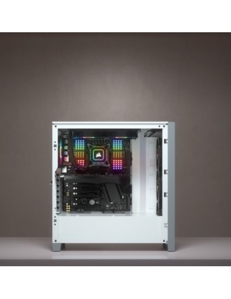 Corsair iCUE 4000X RGB Midi Tower Blanco