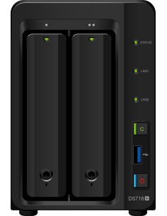 Synology DiskStation DS718+ servidor de almacenamiento NAS Escritorio Ethernet Negro J3455